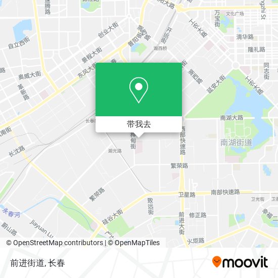 前进街道地图
