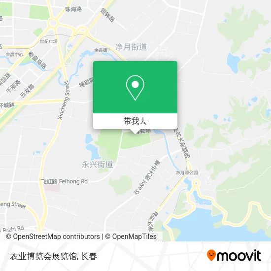 农业博览会展览馆地图