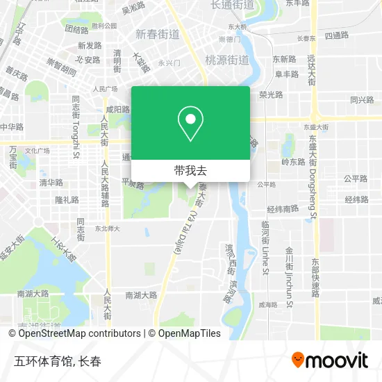 五环体育馆地图