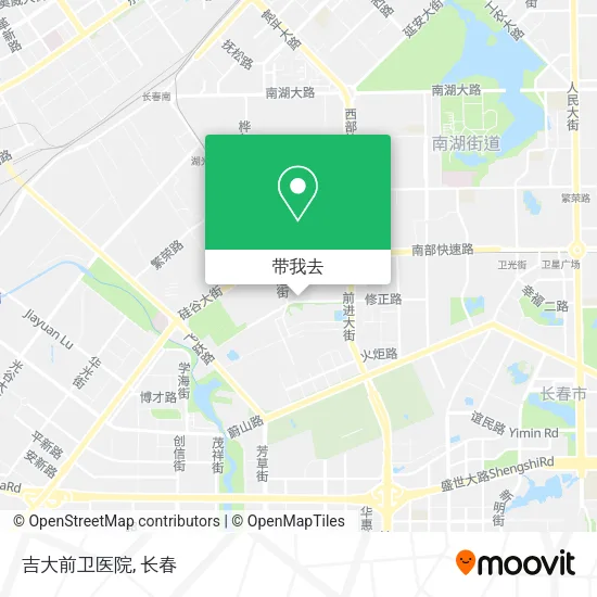 吉大前卫医院地图