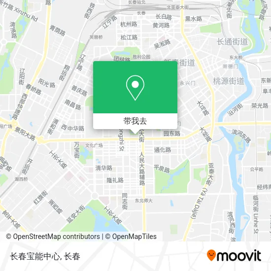 长春宝能中心地图