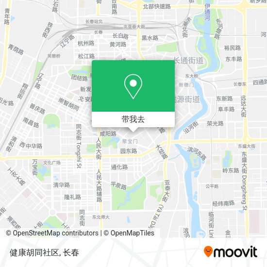 健康胡同社区地图