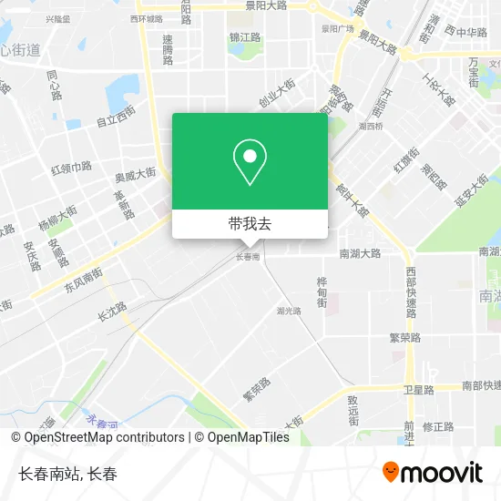 长春南站地图