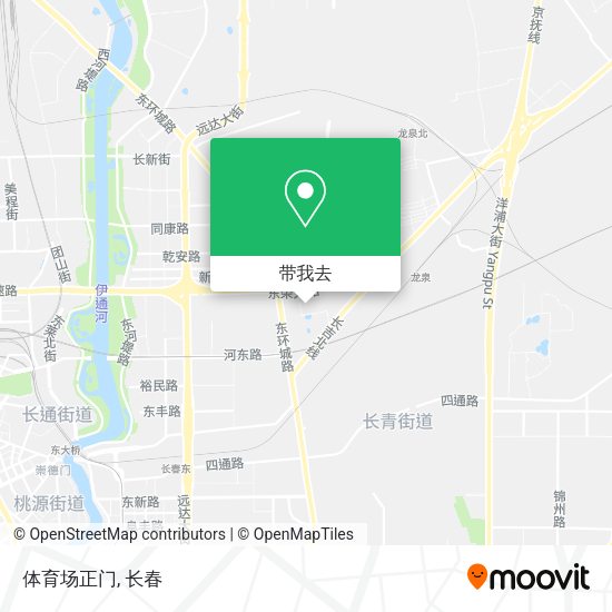 体育场正门地图