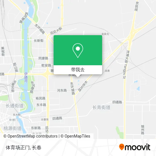 体育场正门地图