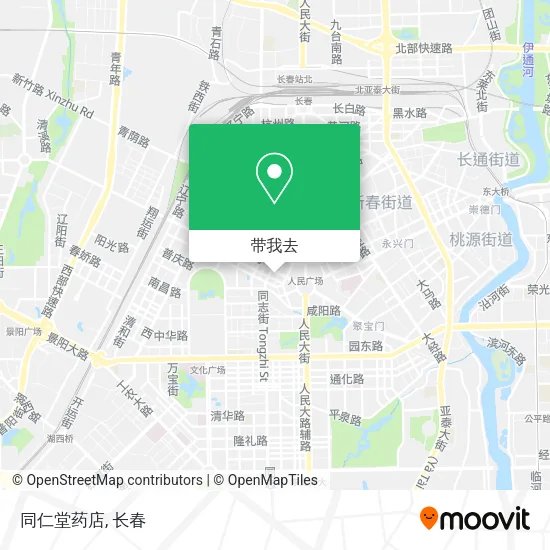 同仁堂药店地图
