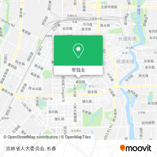 吉林省人大委员会地图