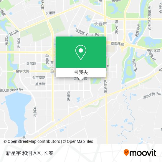 新星宇 和润 A区地图