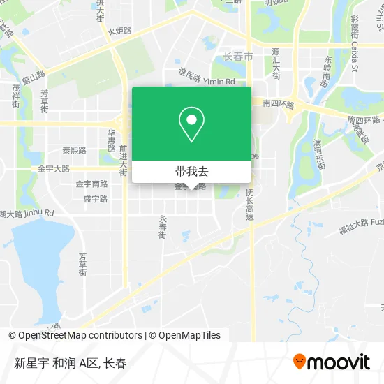 新星宇 和润 A区地图