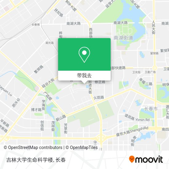 吉林大学生命科学楼地图