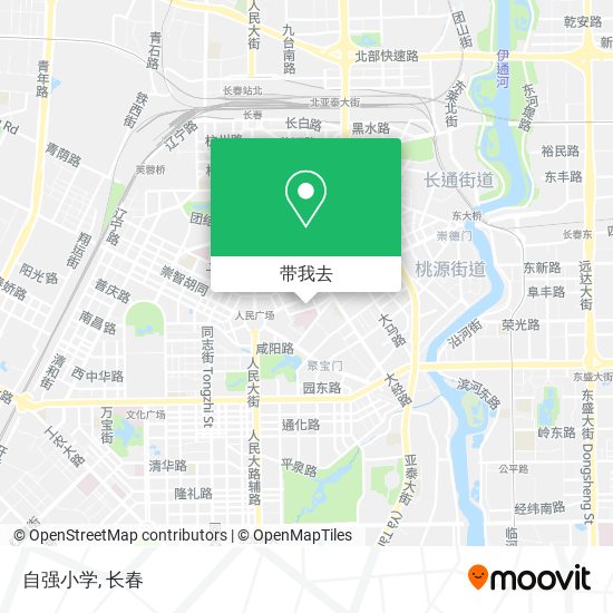 自强小学地图