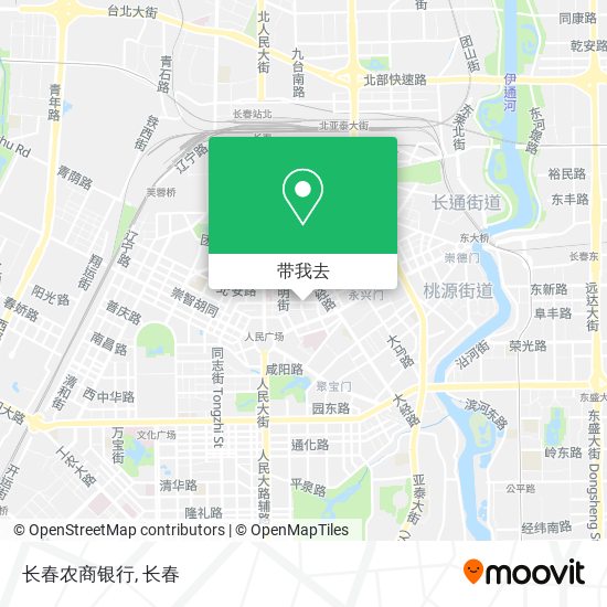 长春农商银行地图