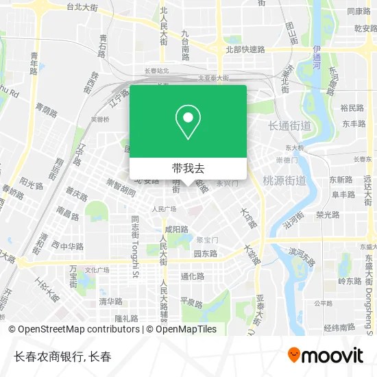 长春农商银行地图