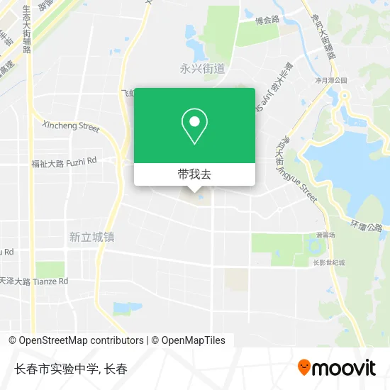 长春市实验中学地图
