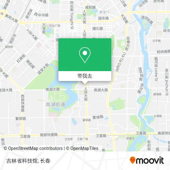 吉林省科技馆地图