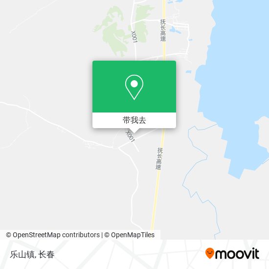 乐山镇地图