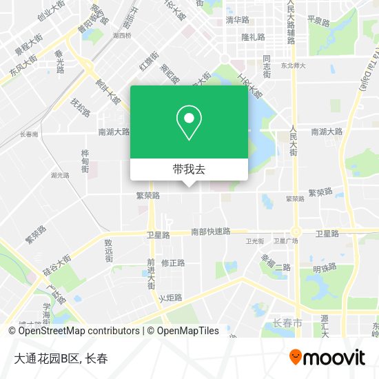 大通花园B区地图