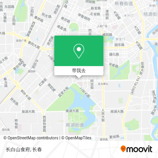 长白山食府地图