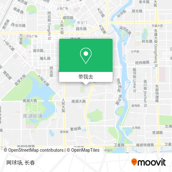 网球场地图