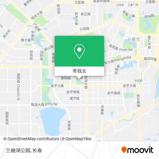 兰桡湖公园地图