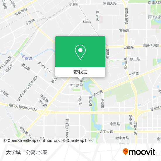 大学城一公寓地图