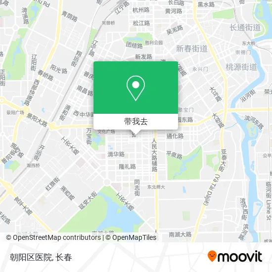 朝阳区医院地图