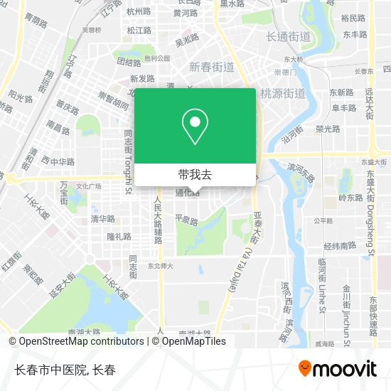 长春市中医院地图