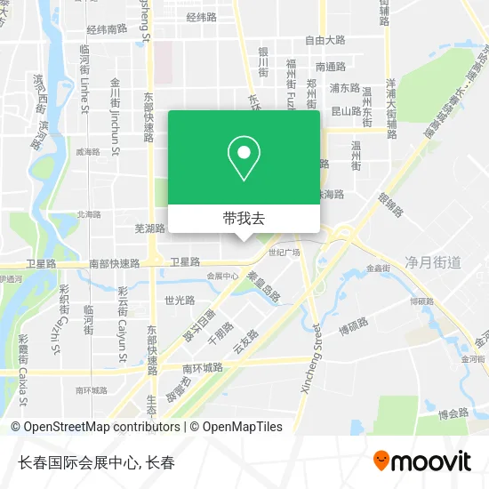 长春国际会展中心地图