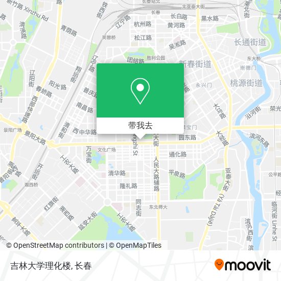 吉林大学理化楼地图