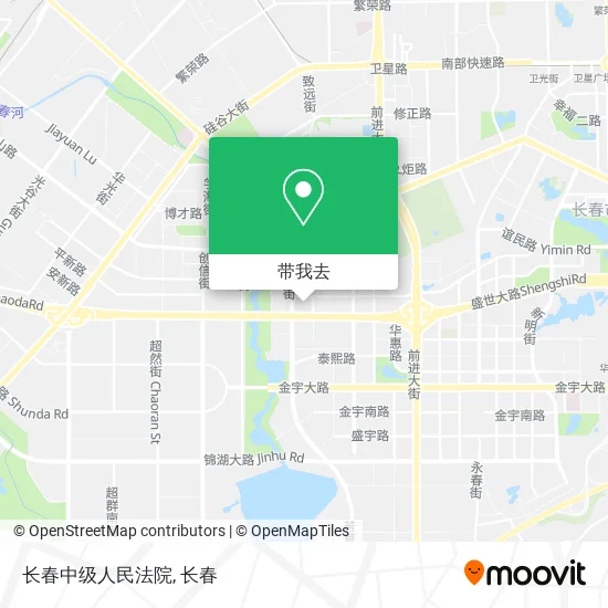 长春中级人民法院地图