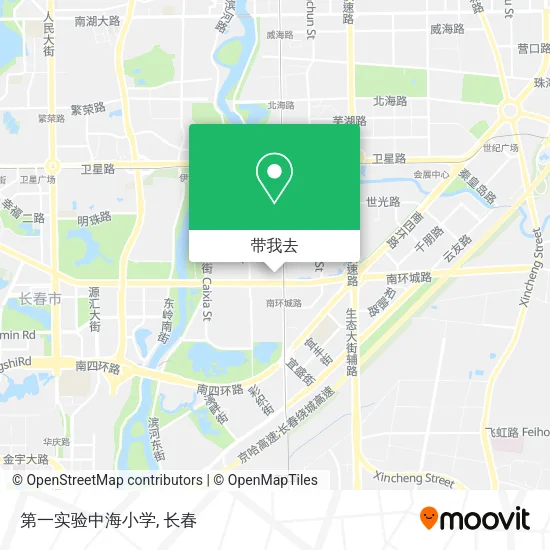 第一实验中海小学地图