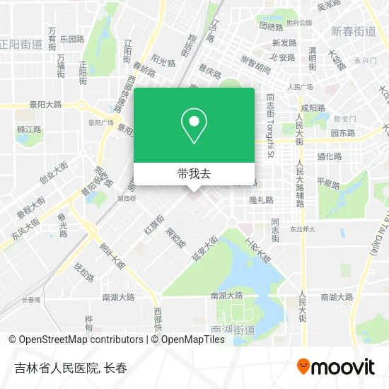 吉林省人民医院地图