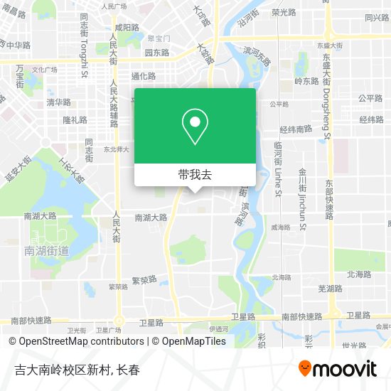 吉大南岭校区新村地图