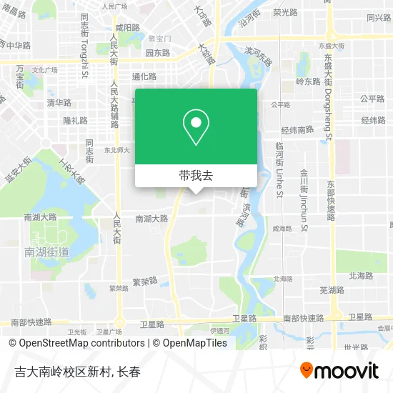 吉大南岭校区新村地图