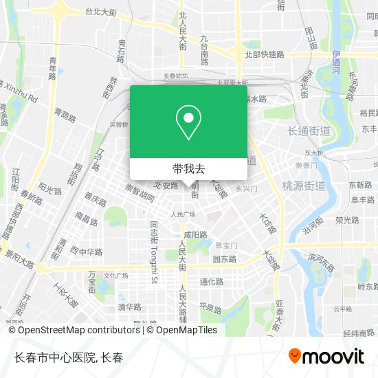 长春市中心医院地图