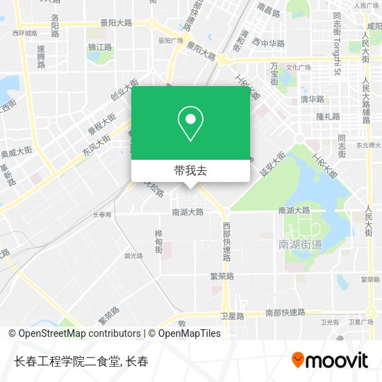 长春工程学院二食堂地图