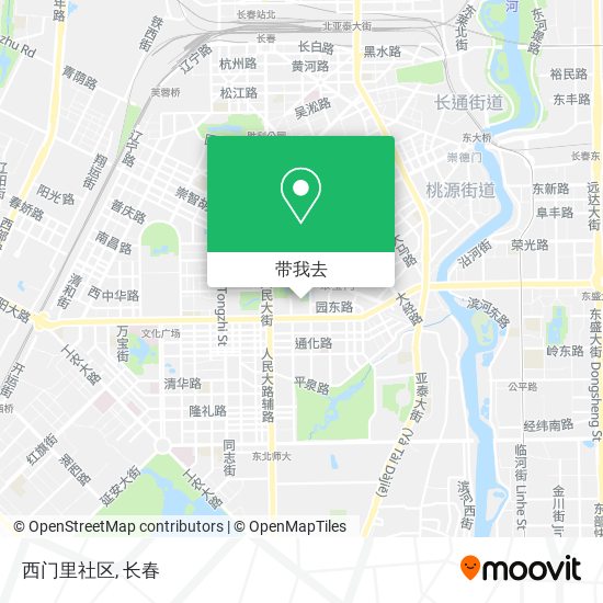 西门里社区地图