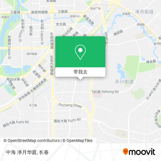 中海 净月华庭地图