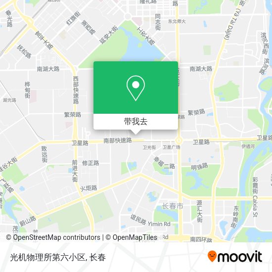 光机物理所第六小区地图