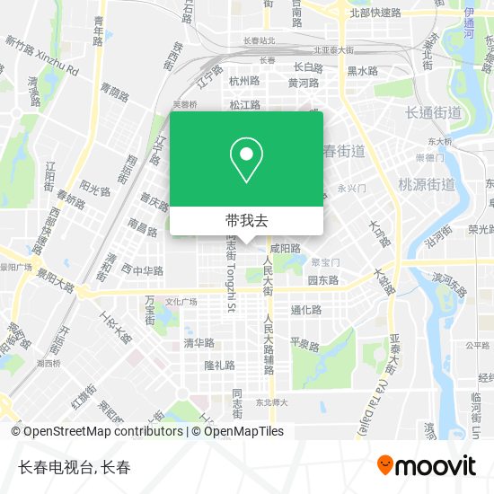 长春电视台地图