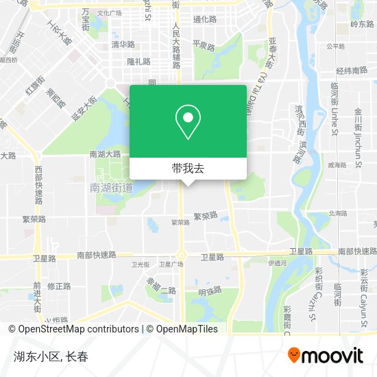 湖东小区地图