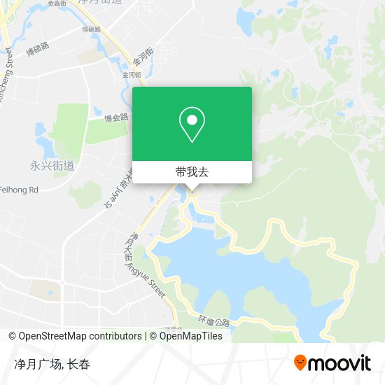 净月广场地图