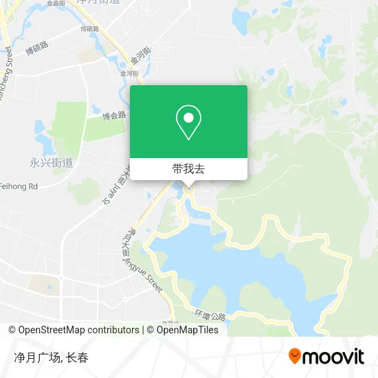 净月广场地图
