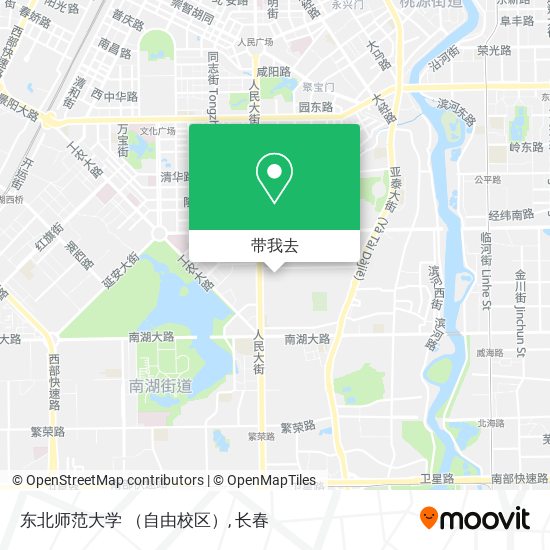 东北师范大学 （自由校区）地图