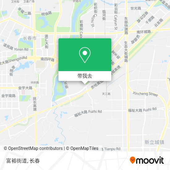 富裕街道地图