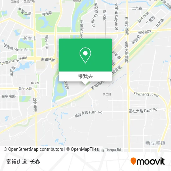 富裕街道地图