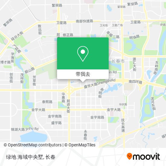 绿地 海域中央墅地图
