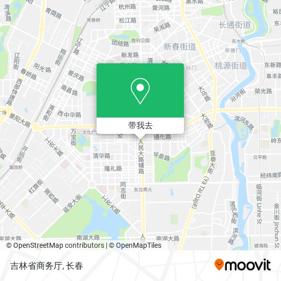 吉林省商务厅地图