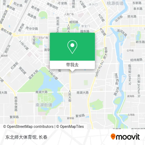 东北师大体育馆地图