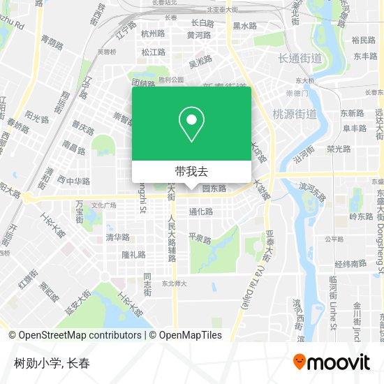 树勋小学地图